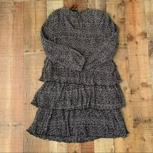 Vero moda long sleeve tiered mini smock flower dress - S - Picture 7 of 7